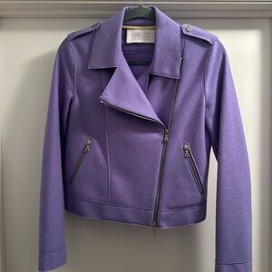 Harris Wharf London cropped pressed wool peacoat